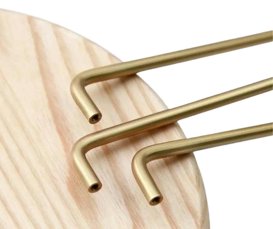 Huxley Brass Cabinetry Handle - Little Swagger