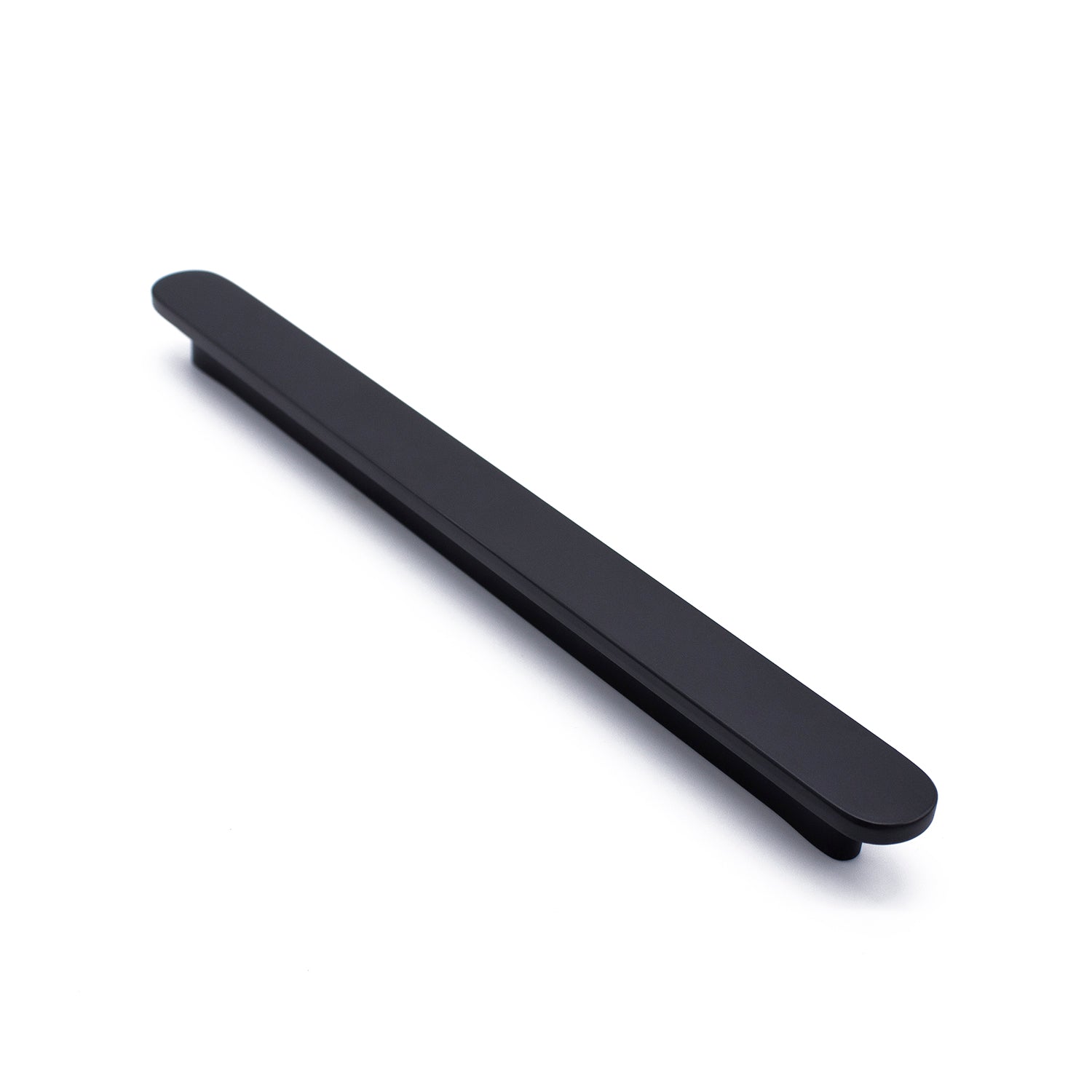 Matt Black Oval Profile Cabinet Pull - Imogen - Manovella