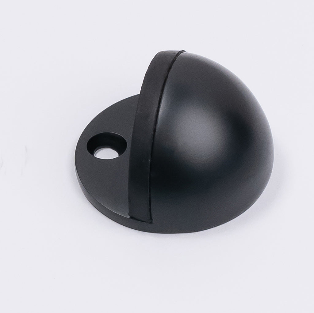 Matt Black Half Moon Door Stop - Manovella