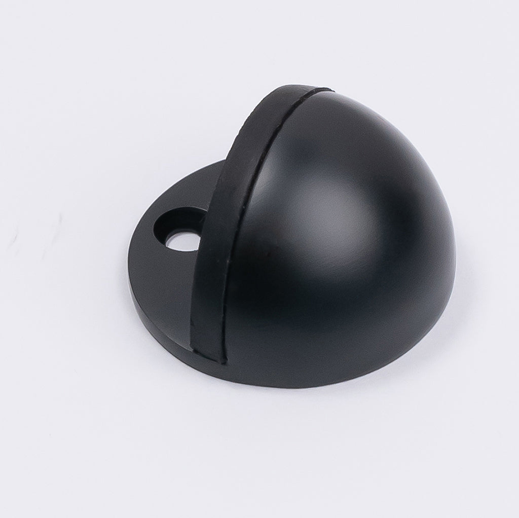 Matt Black Half Moon Door Stop - Manovella