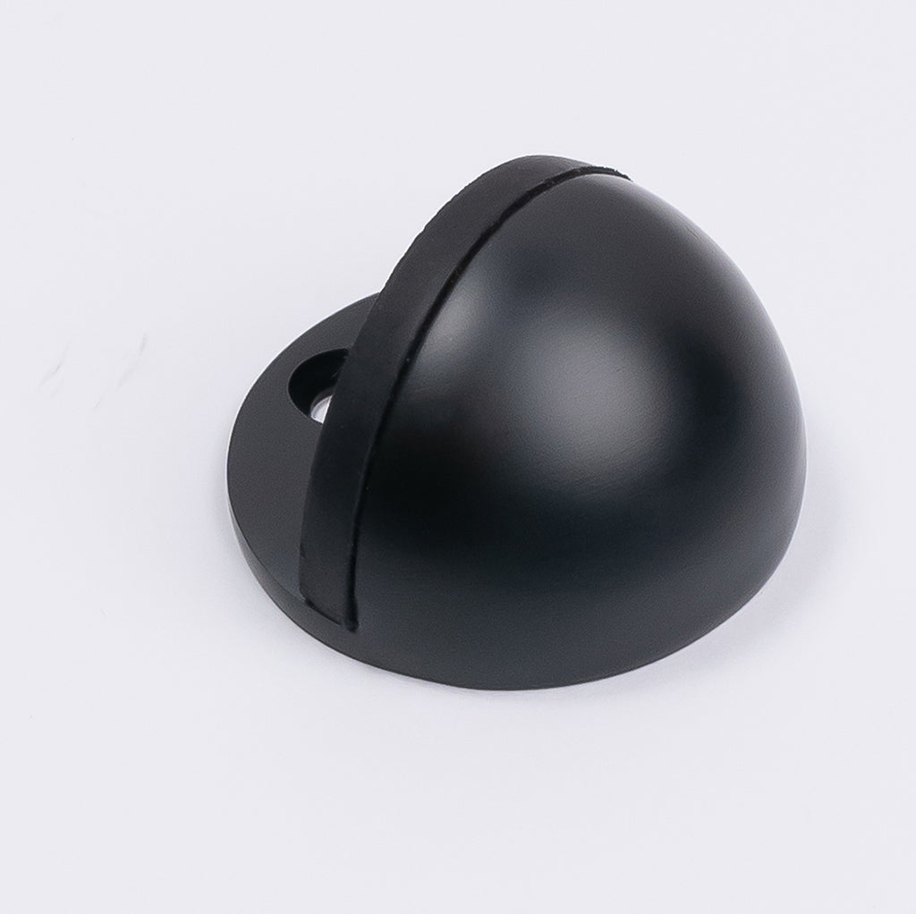 Matt Black Half Moon Door Stop - Manovella