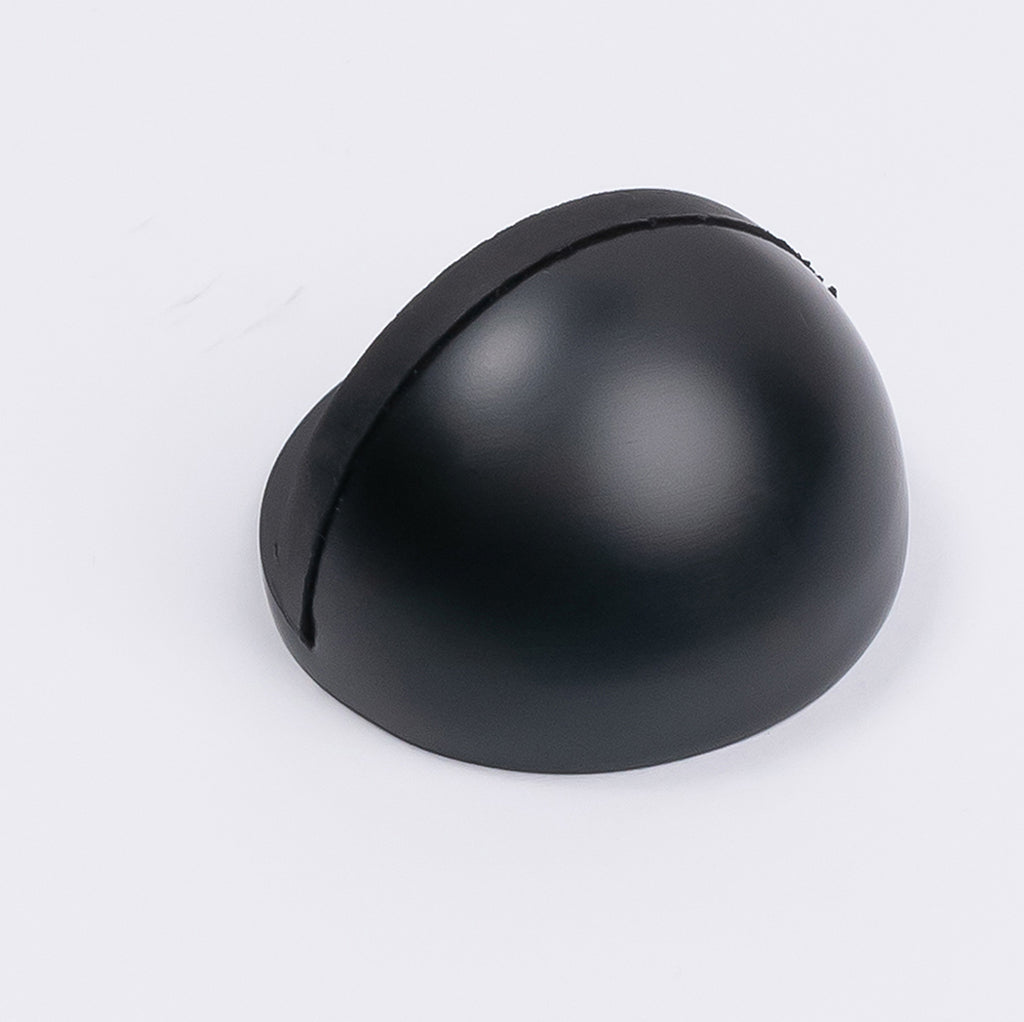 Matt Black Half Moon Door Stop - Manovella