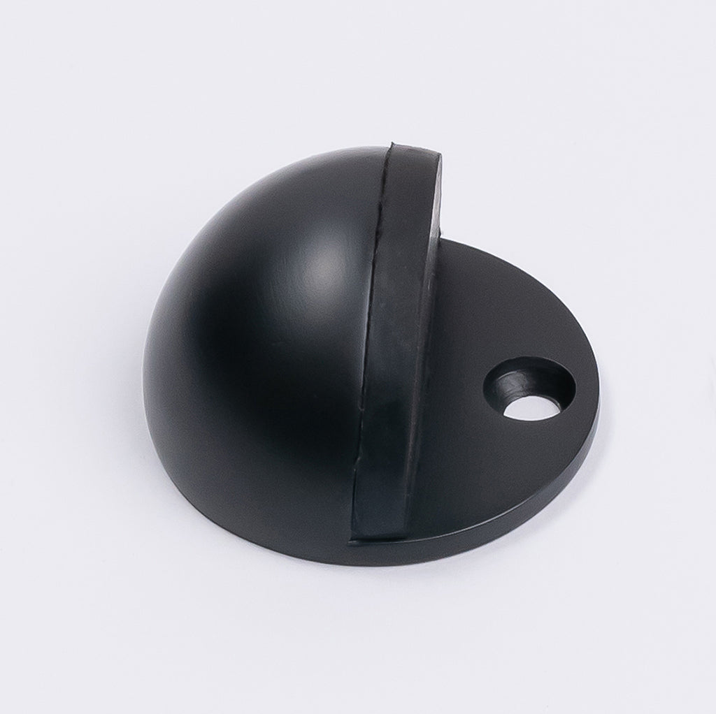 Matt Black Half Moon Door Stop - Manovella