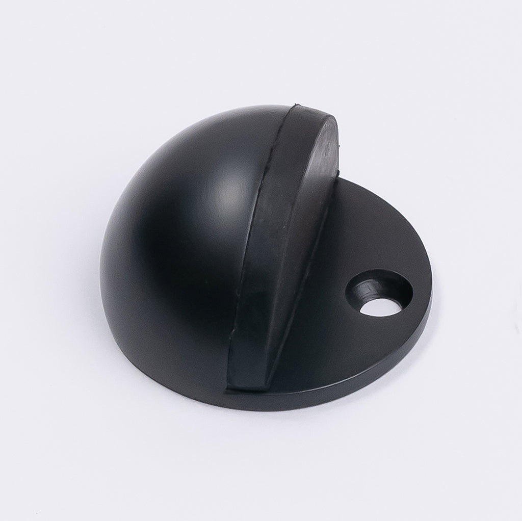 Matt Black Half Moon Door Stop - Manovella