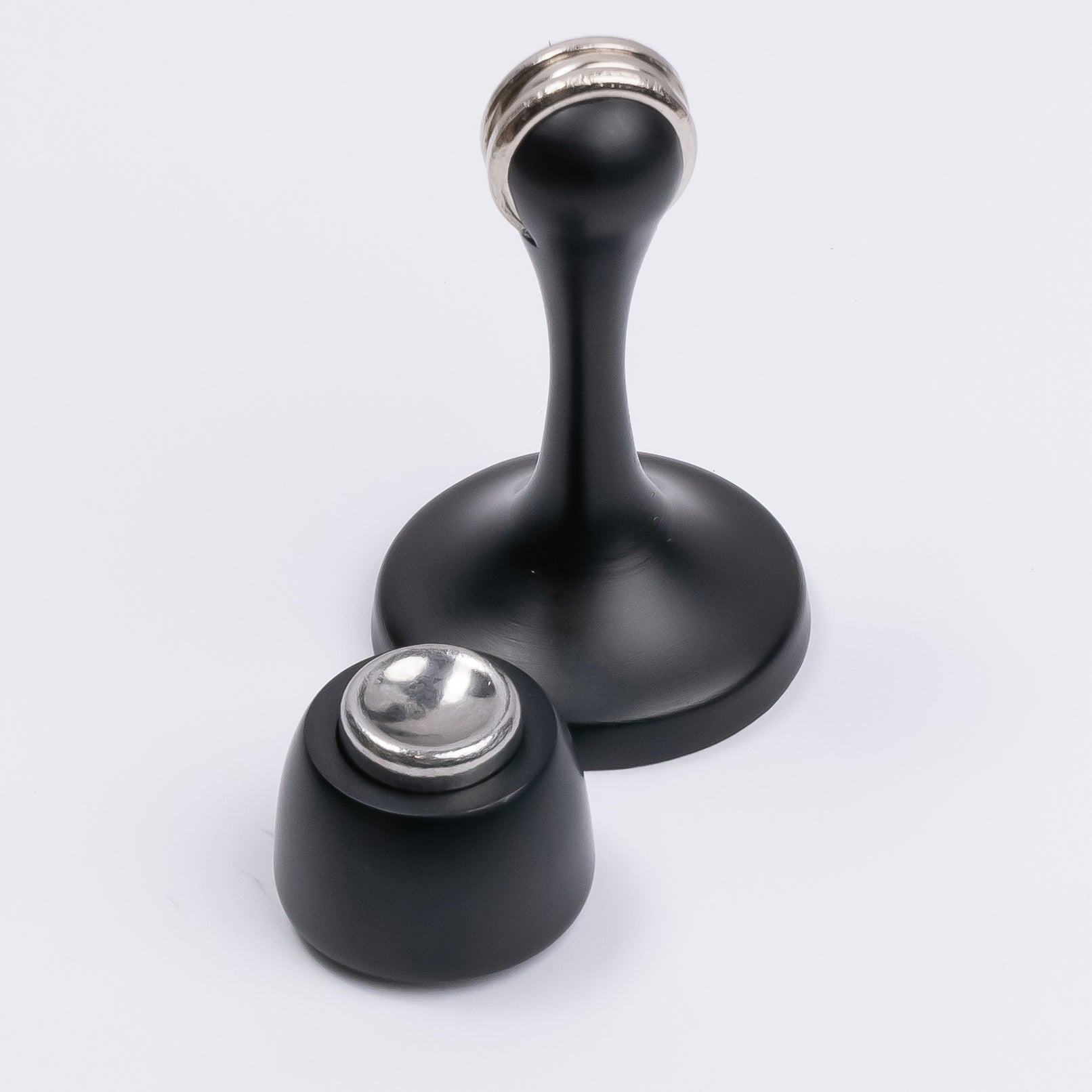 Matt Black Magnetic Door Stop - Manovella