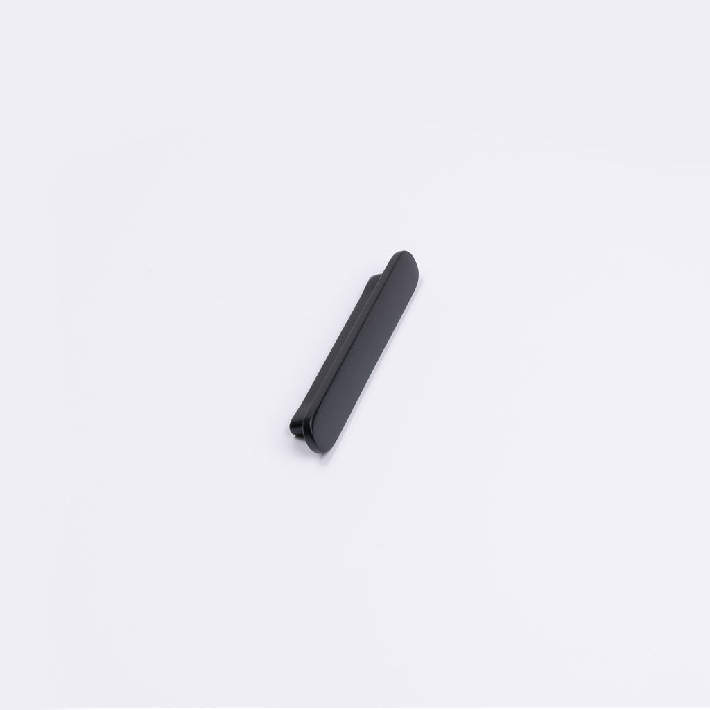 Matt Black Oval Profile Cabinet Pull - Imogen - Manovella