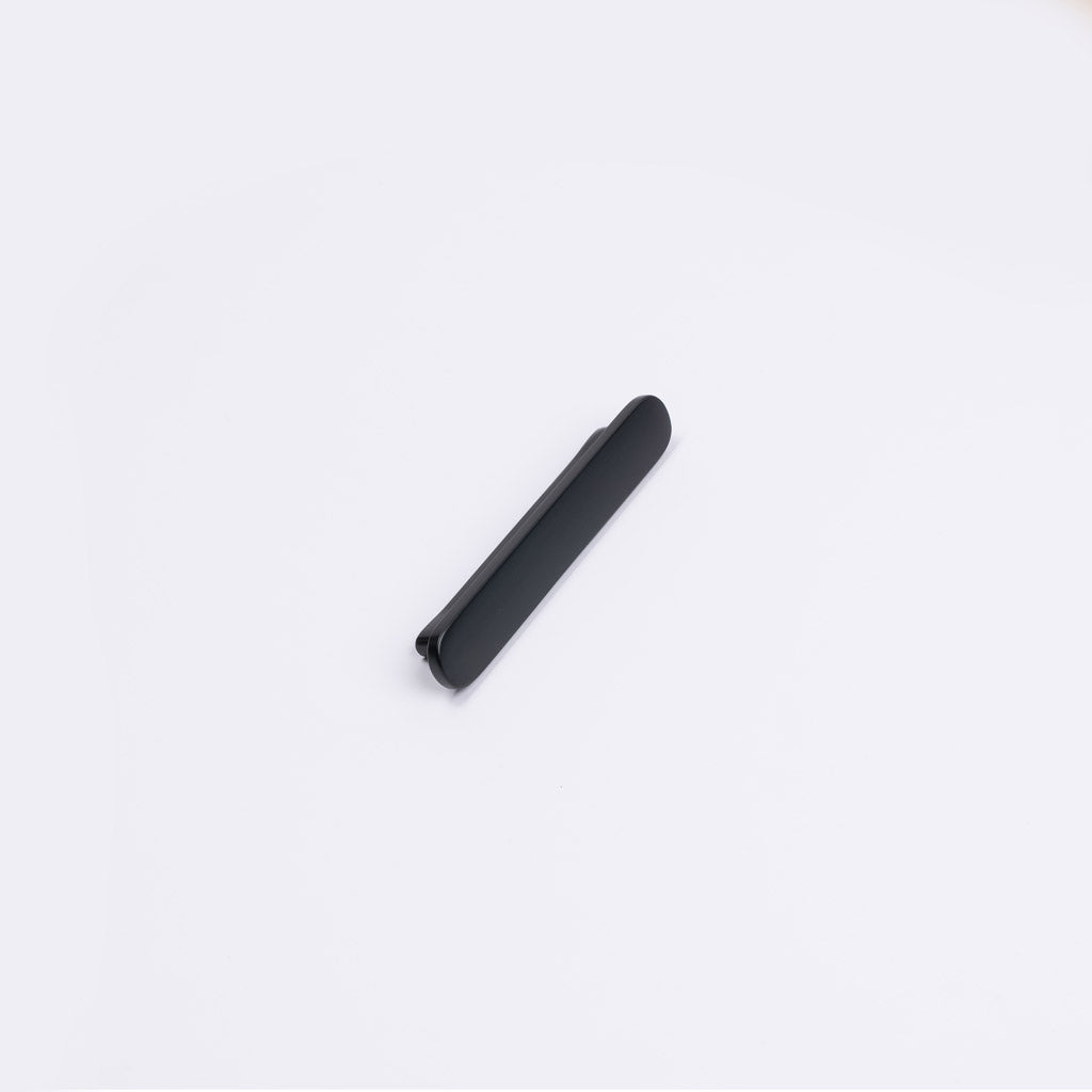 Matt Black Oval Profile Cabinet Pull - Imogen - Manovella