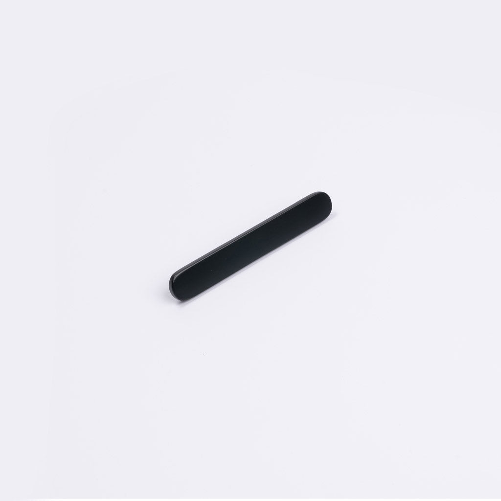 Matt Black Oval Profile Cabinet Pull - Imogen - Manovella