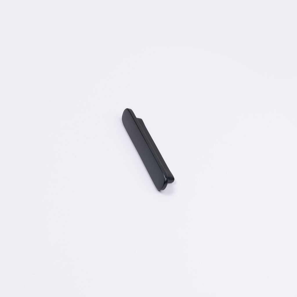 Matt Black Oval Profile Cabinet Pull - Imogen - Manovella