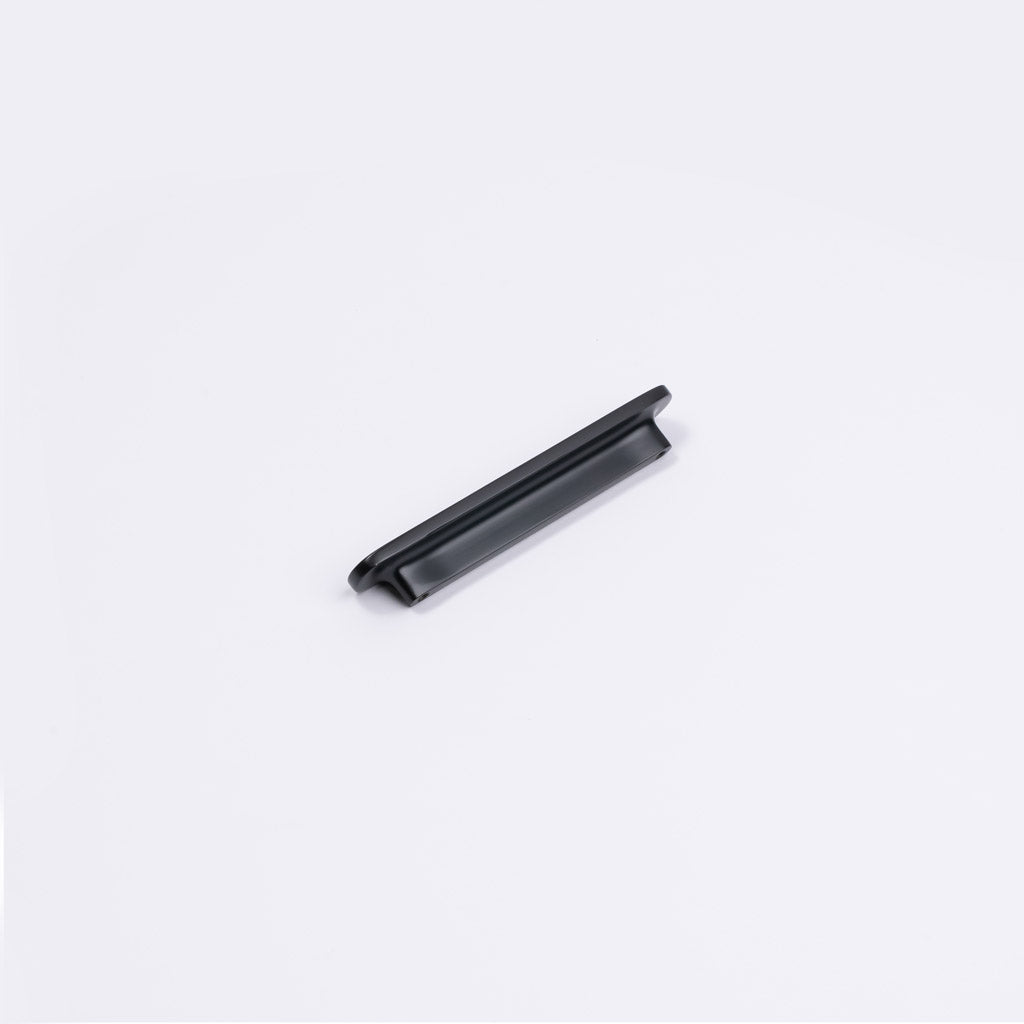 Matt Black Oval Profile Cabinet Pull - Imogen - Manovella