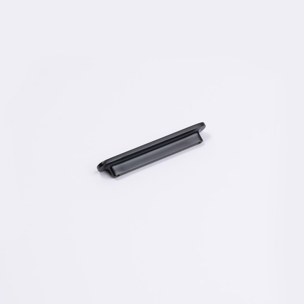 Matt Black Oval Profile Cabinet Pull - Imogen - Manovella