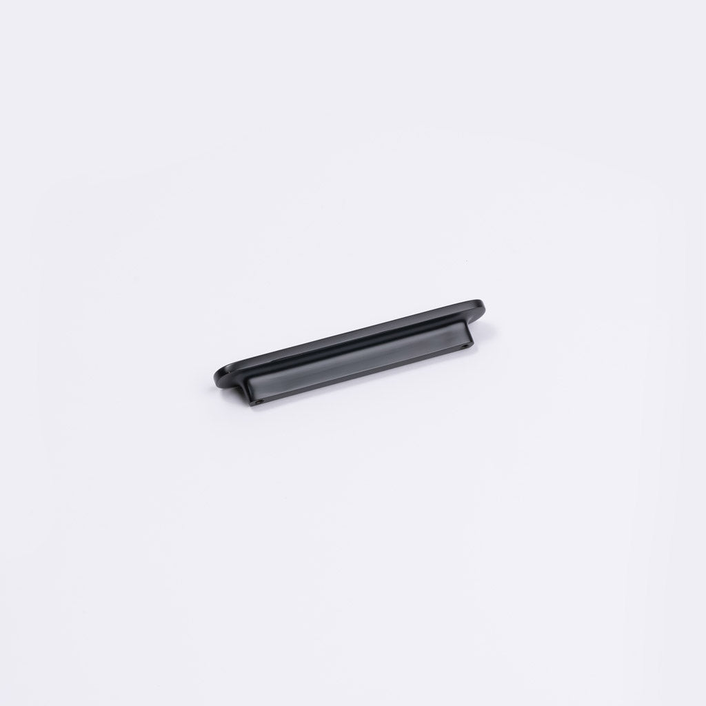 Matt Black Oval Profile Cabinet Pull - Imogen - Manovella