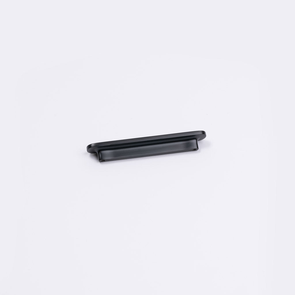 Matt Black Oval Profile Cabinet Pull - Imogen - Manovella