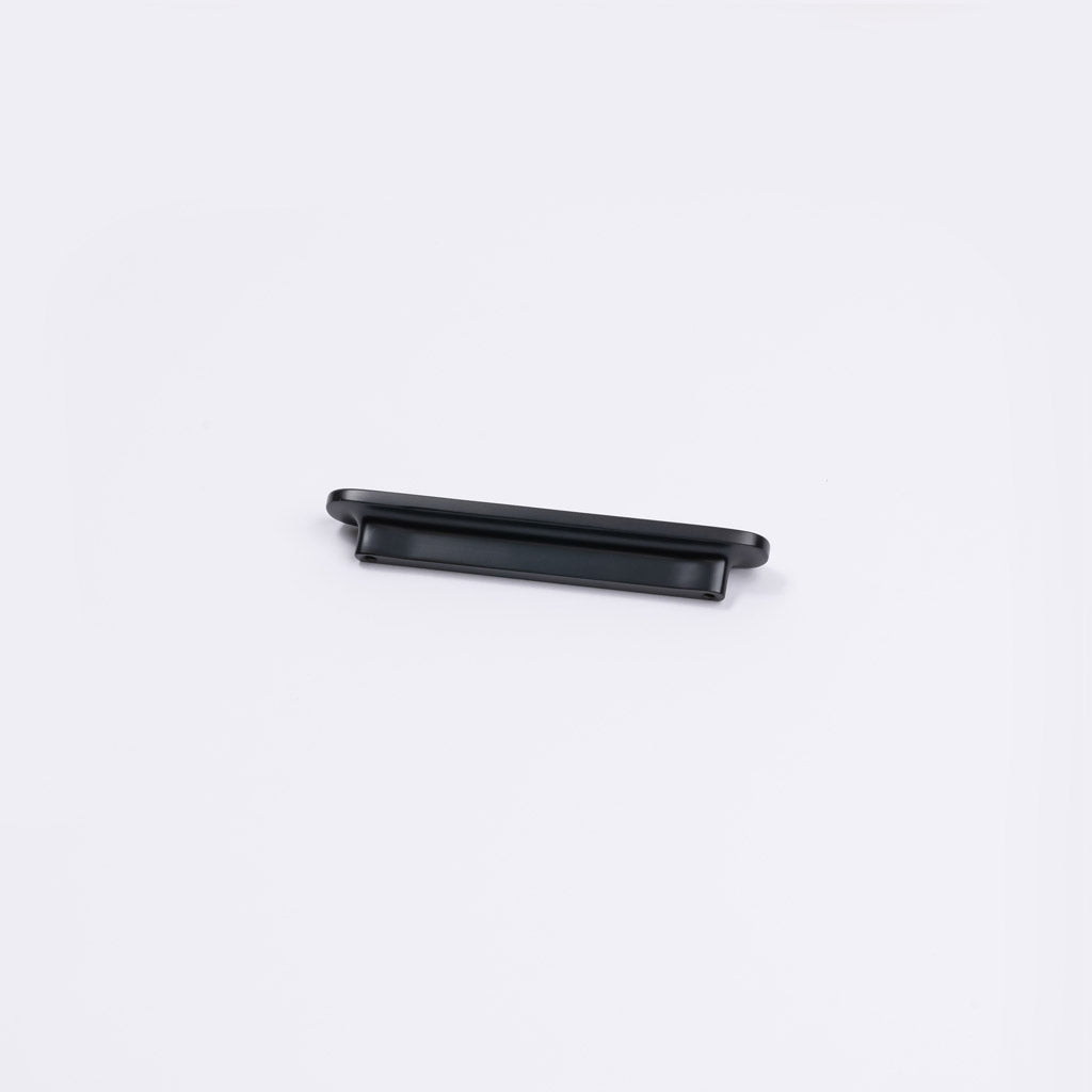 Matt Black Oval Profile Cabinet Pull - Imogen - Manovella