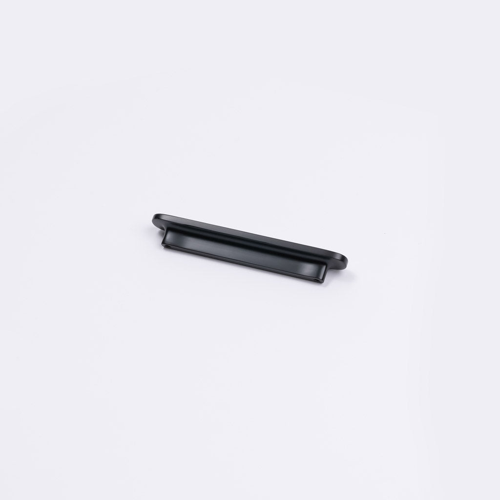 Matt Black Oval Profile Cabinet Pull - Imogen - Manovella