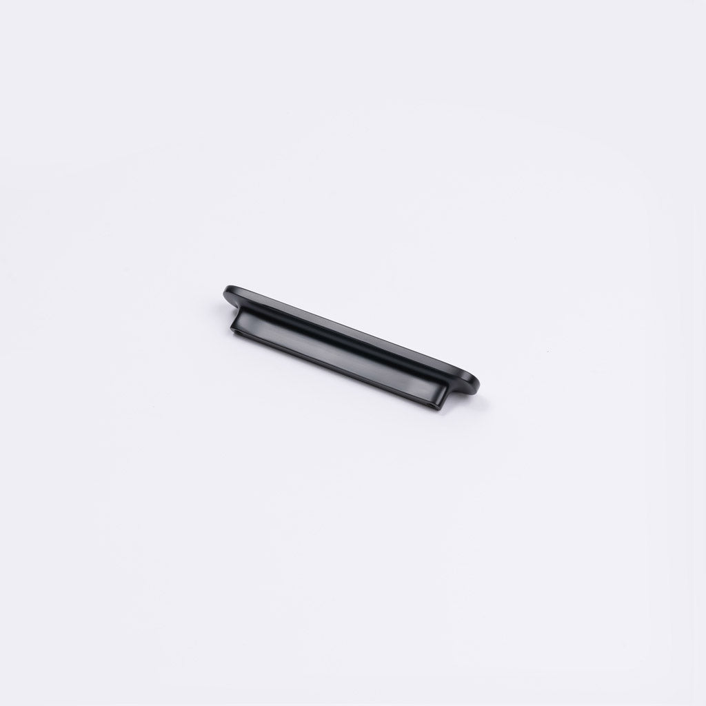 Matt Black Oval Profile Cabinet Pull - Imogen - Manovella