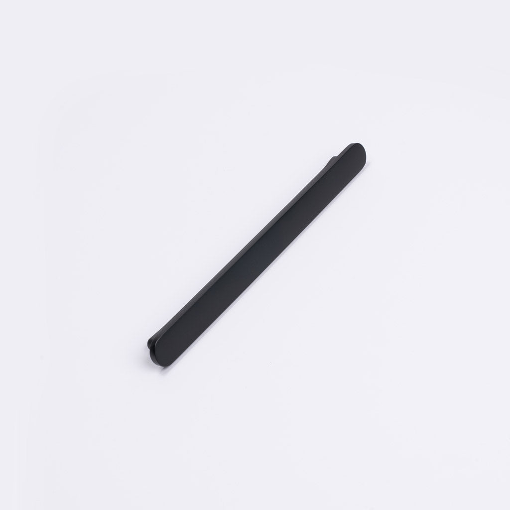 Matt Black Oval Profile Cabinet Pull - Imogen - Manovella