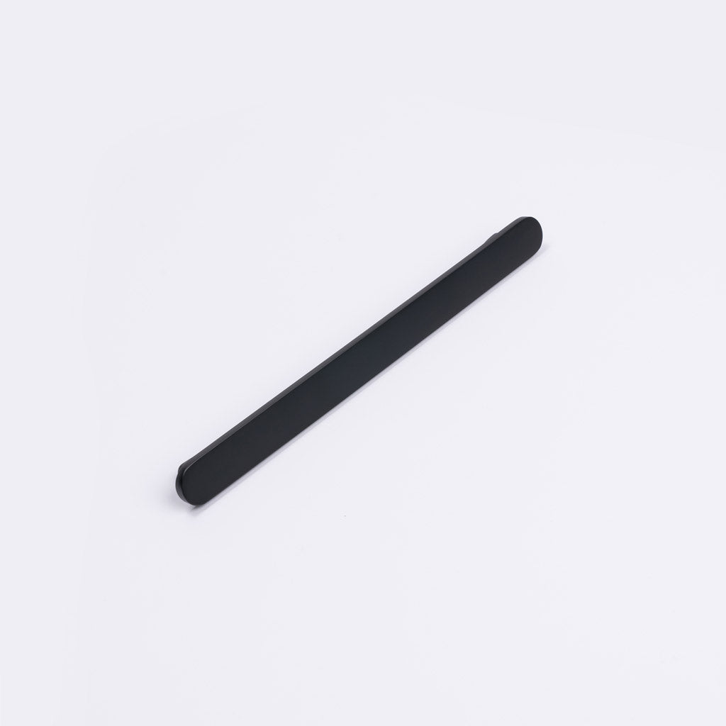 Matt Black Oval Profile Cabinet Pull - Imogen - Manovella