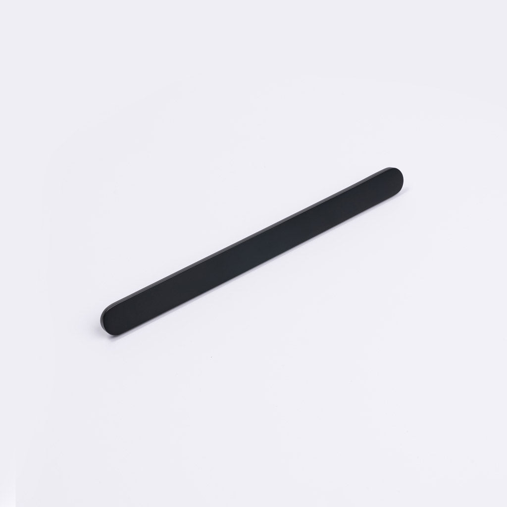 Matt Black Oval Profile Cabinet Pull - Imogen - Manovella