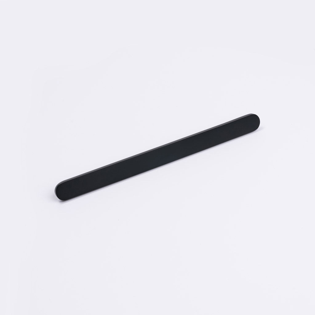 Matt Black Oval Profile Cabinet Pull - Imogen - Manovella