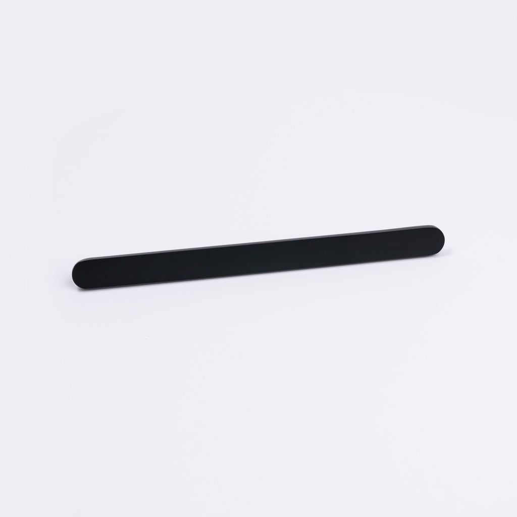 Matt Black Oval Profile Cabinet Pull - Imogen - Manovella