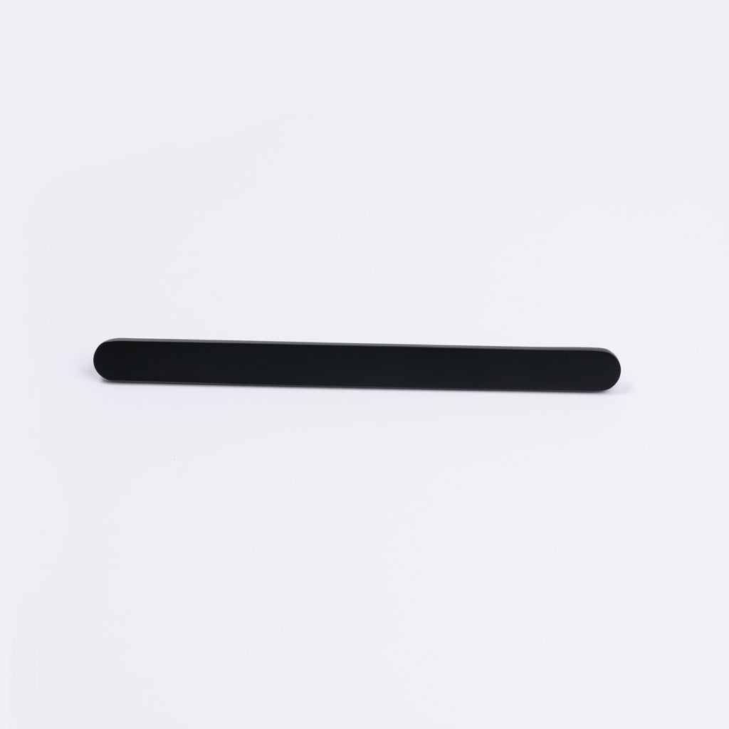 Matt Black Oval Profile Cabinet Pull - Imogen - Manovella