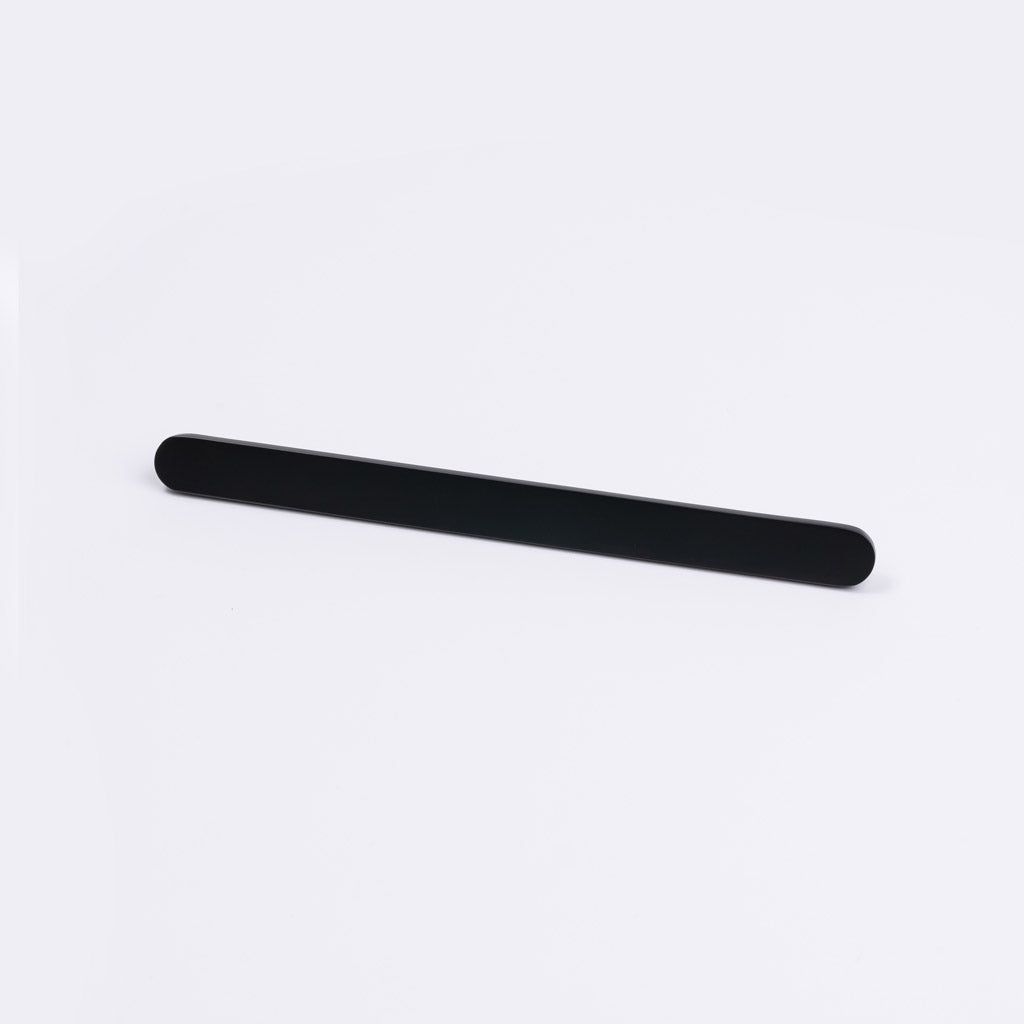 Matt Black Oval Profile Cabinet Pull - Imogen - Manovella