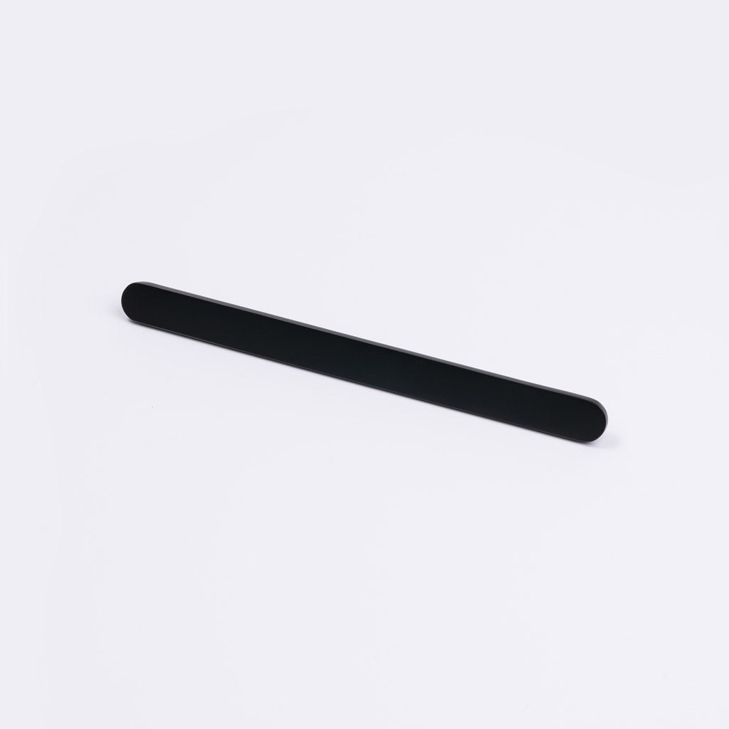 Matt Black Oval Profile Cabinet Pull - Imogen - Manovella