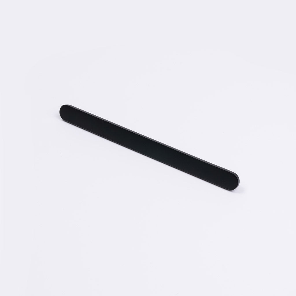 Matt Black Oval Profile Cabinet Pull - Imogen - Manovella