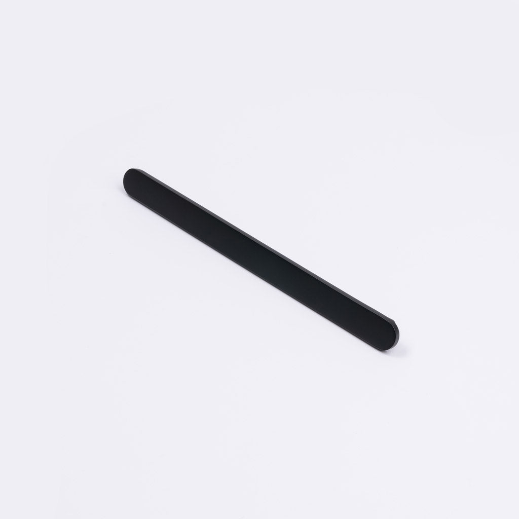 Matt Black Oval Profile Cabinet Pull - Imogen - Manovella