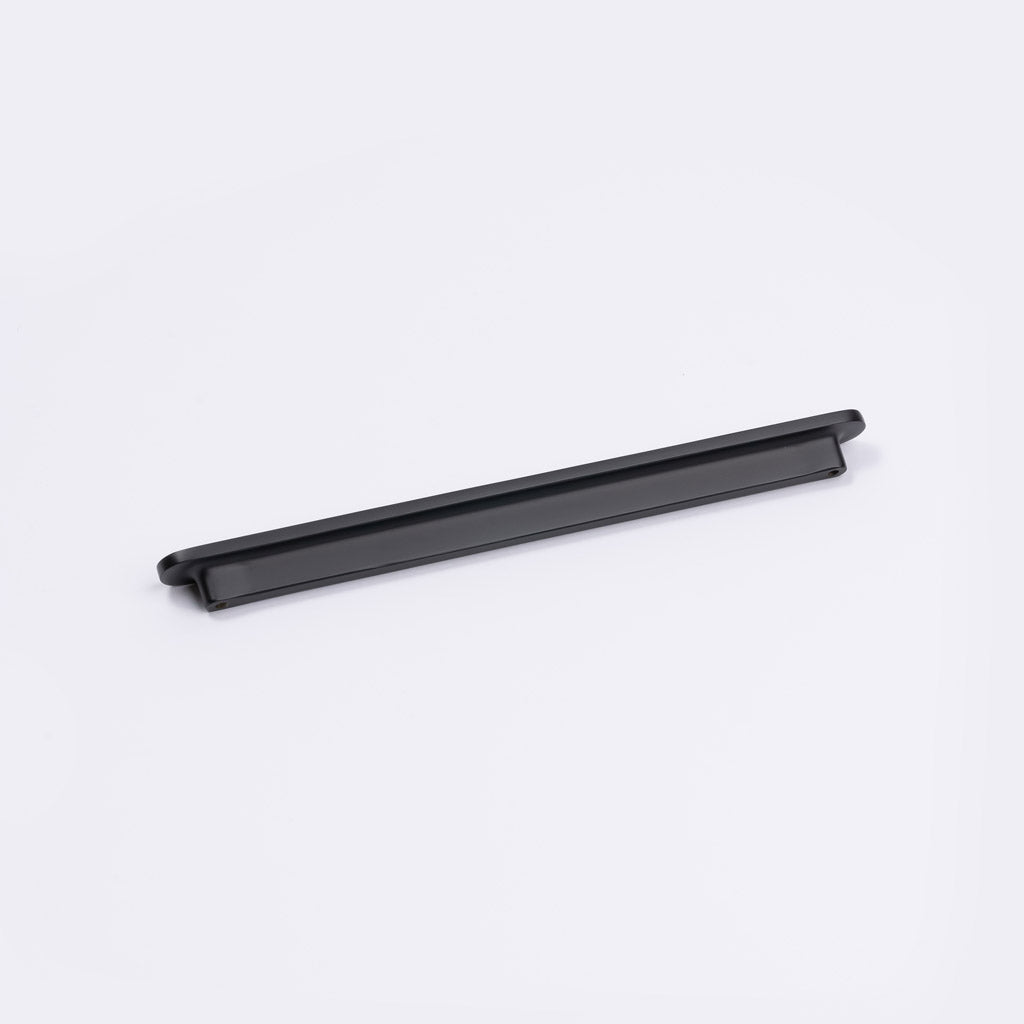 Matt Black Oval Profile Cabinet Pull - Imogen - Manovella