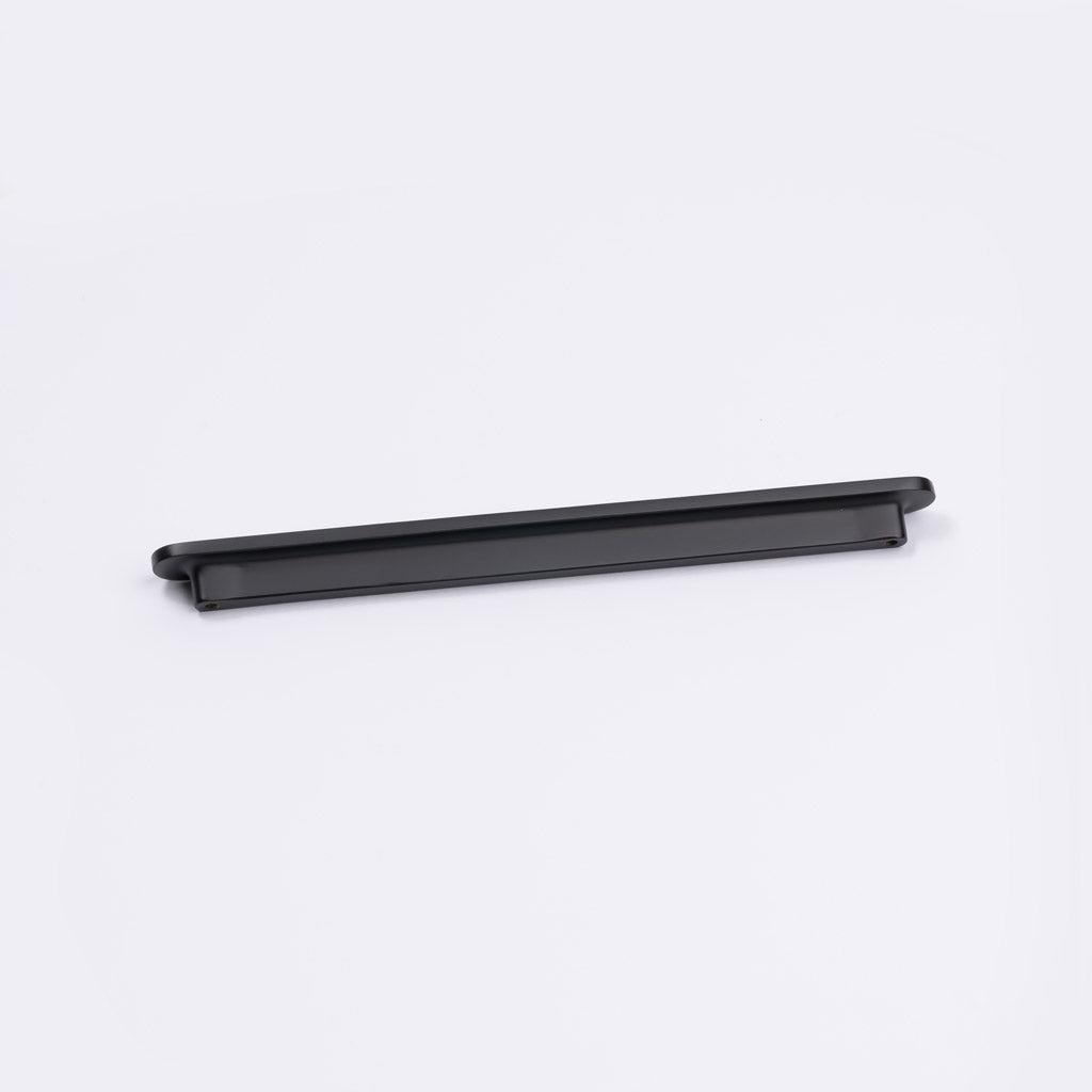 Matt Black Oval Profile Cabinet Pull - Imogen - Manovella