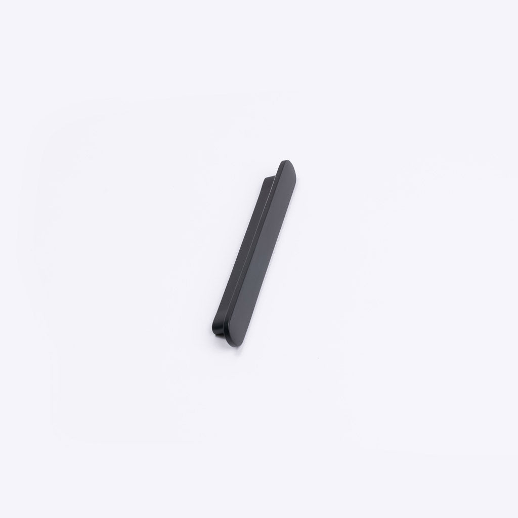 Matt Black Oval Profile Cabinet Pull - Imogen - Manovella