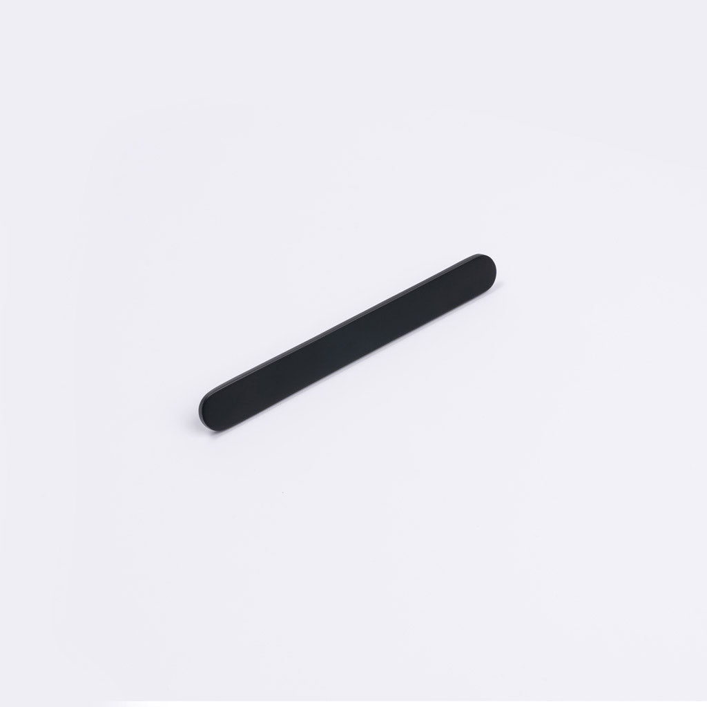 Matt Black Oval Profile Cabinet Pull - Imogen - Manovella