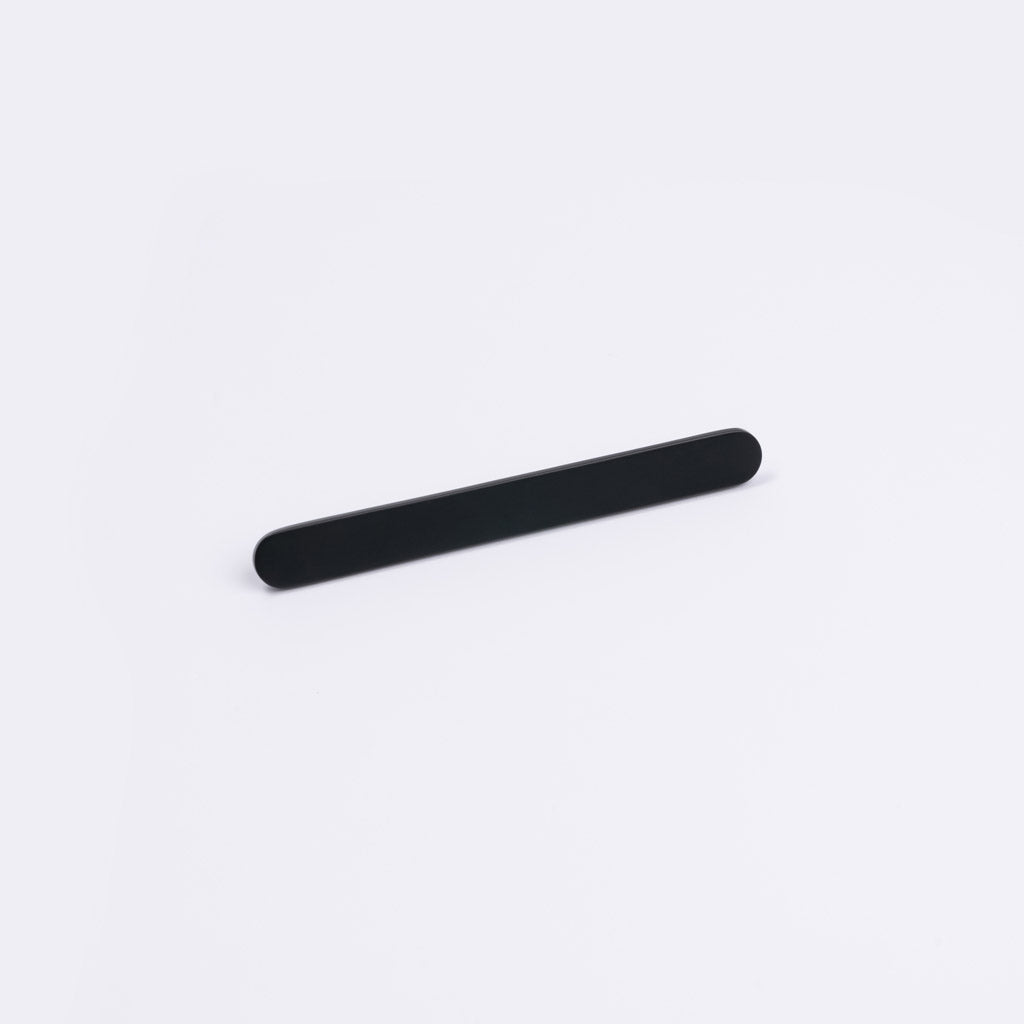 Matt Black Oval Profile Cabinet Pull - Imogen - Manovella