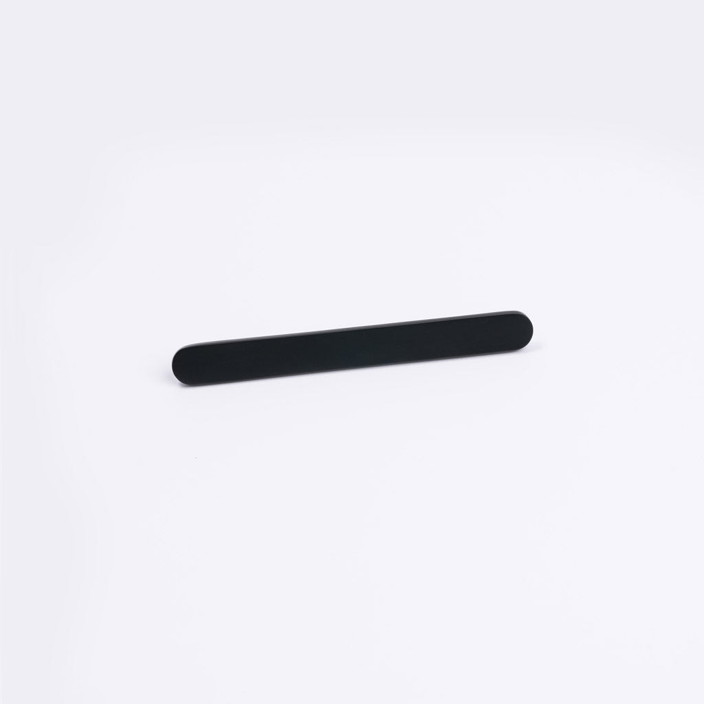 Matt Black Oval Profile Cabinet Pull - Imogen - Manovella