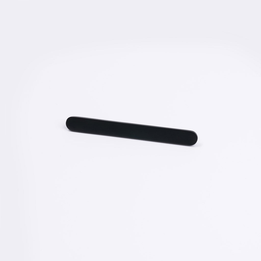 Matt Black Oval Profile Cabinet Pull - Imogen - Manovella