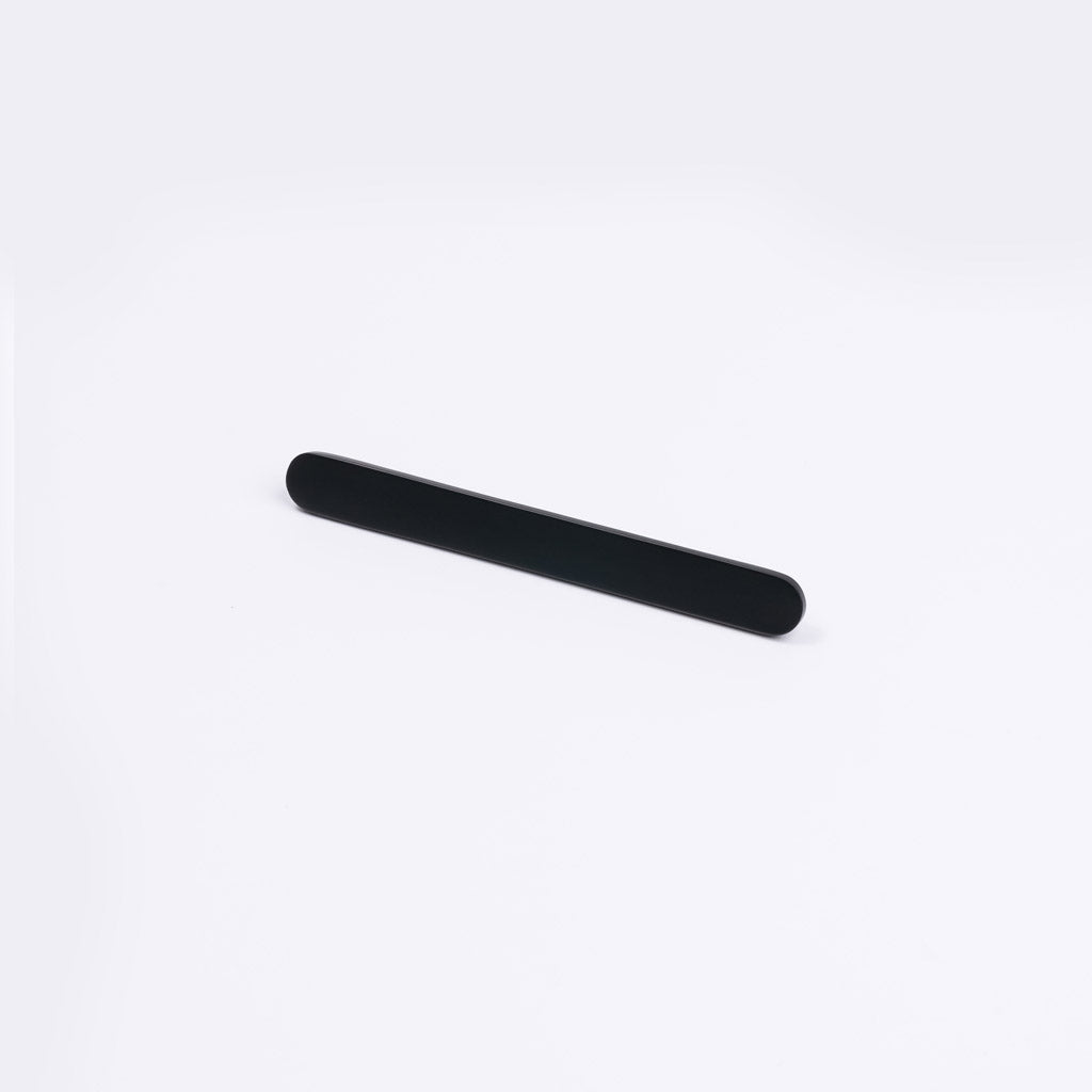 Matt Black Oval Profile Cabinet Pull - Imogen - Manovella