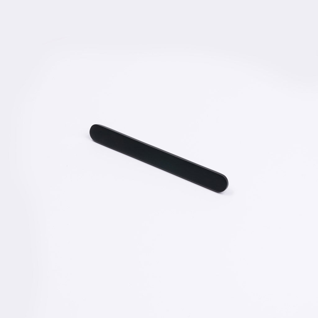 Matt Black Oval Profile Cabinet Pull - Imogen - Manovella