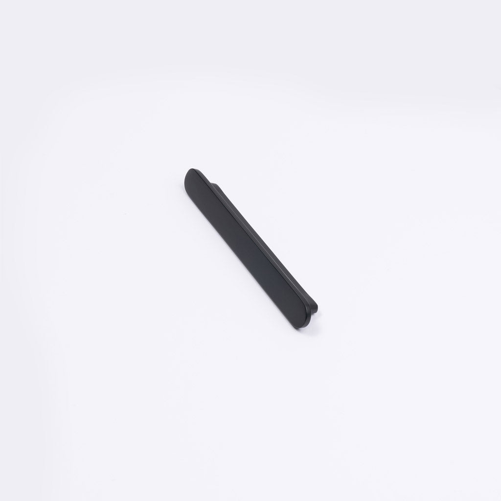 Matt Black Oval Profile Cabinet Pull - Imogen - Manovella