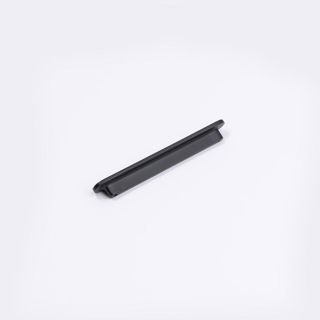 Matt Black Oval Profile Cabinet Pull - Imogen - Manovella