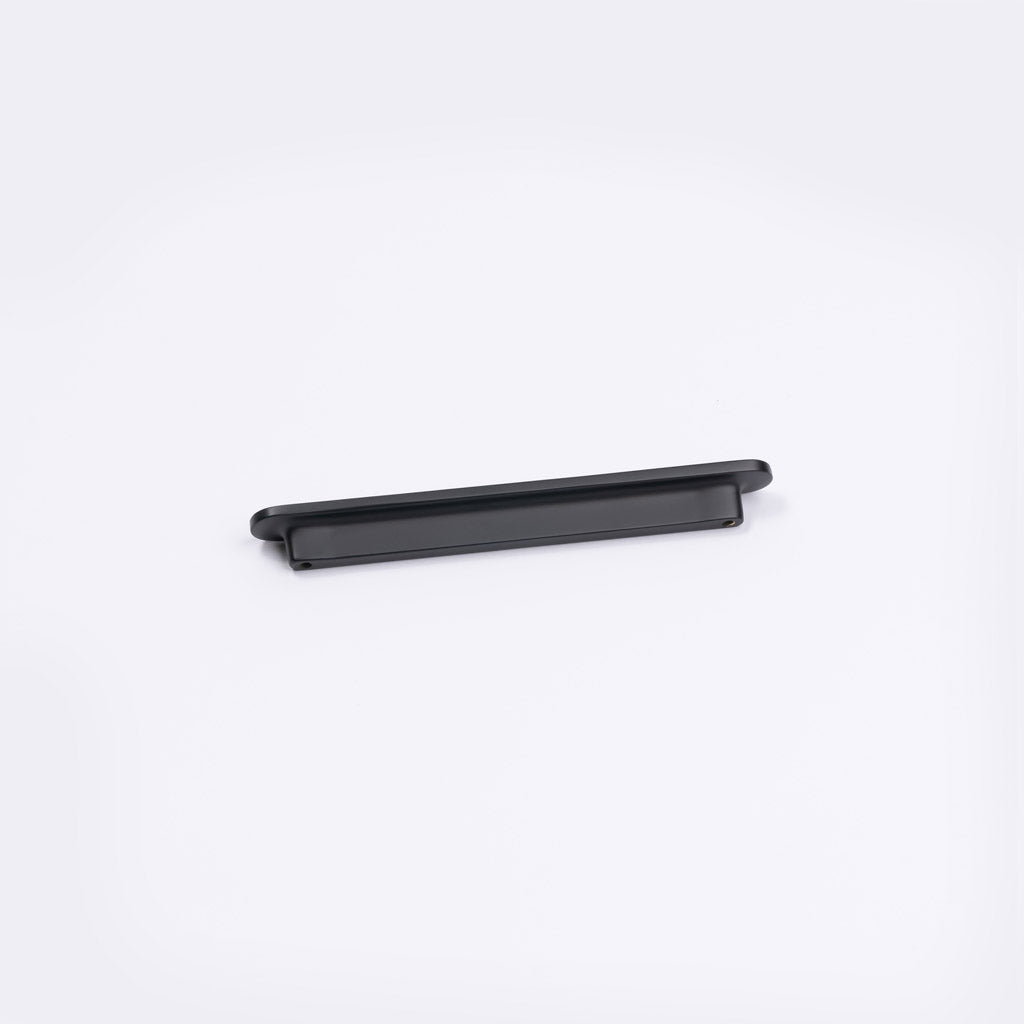 Matt Black Oval Profile Cabinet Pull - Imogen - Manovella