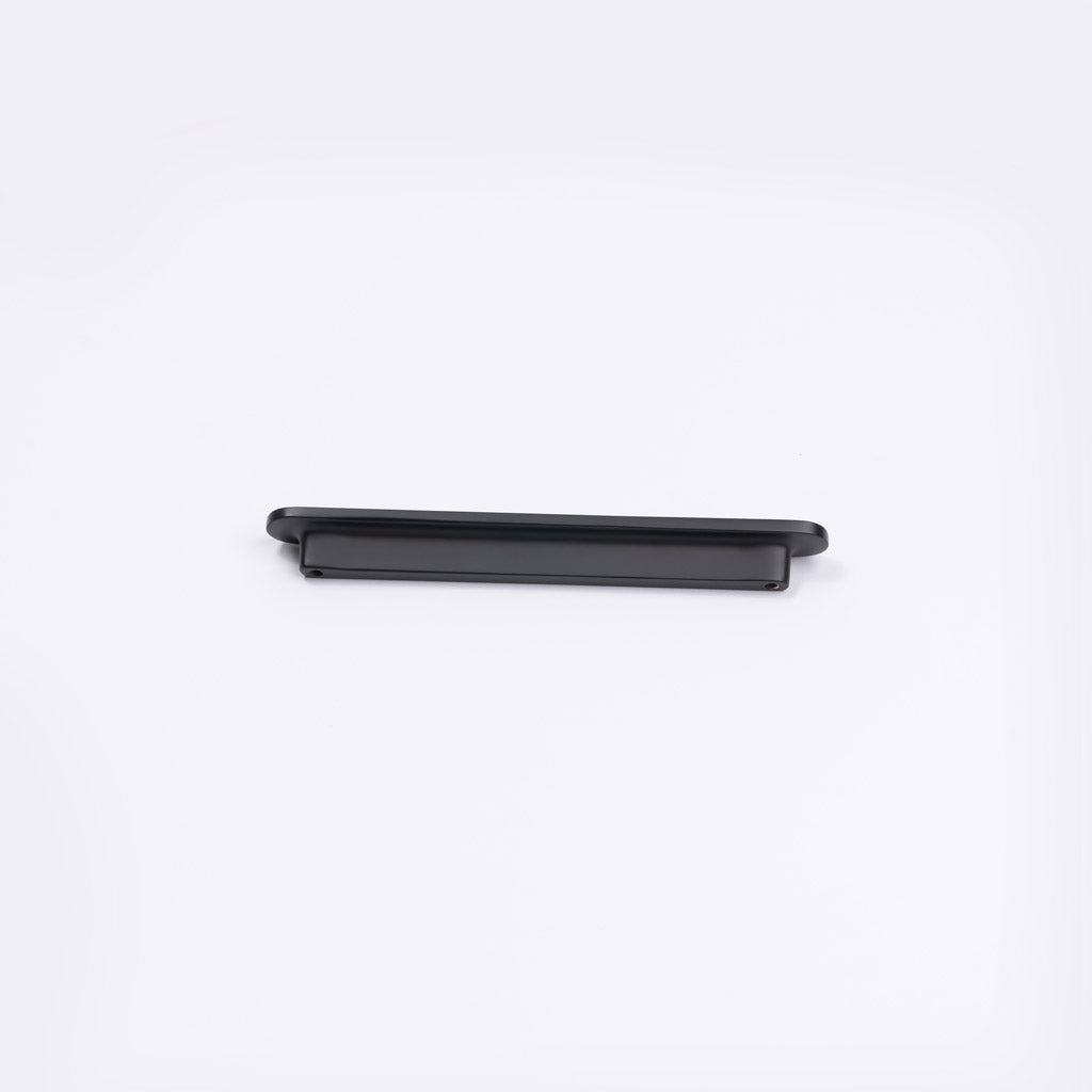 Matt Black Oval Profile Cabinet Pull - Imogen - Manovella