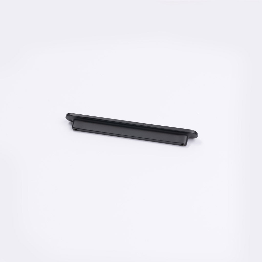 Matt Black Oval Profile Cabinet Pull - Imogen - Manovella