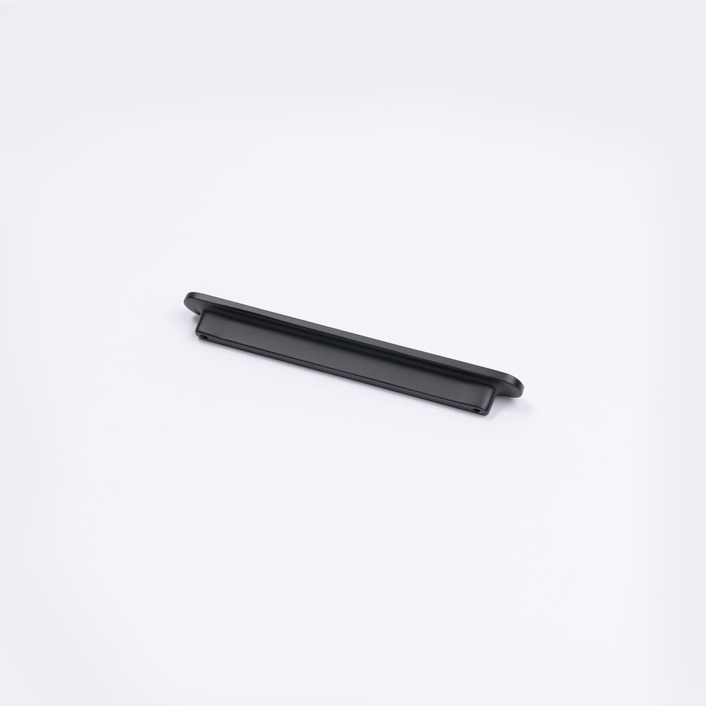 Matt Black Oval Profile Cabinet Pull - Imogen - Manovella