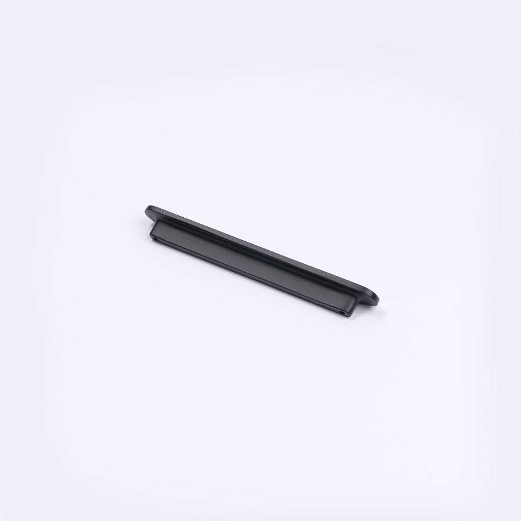 Matt Black Oval Profile Cabinet Pull - Imogen - Manovella