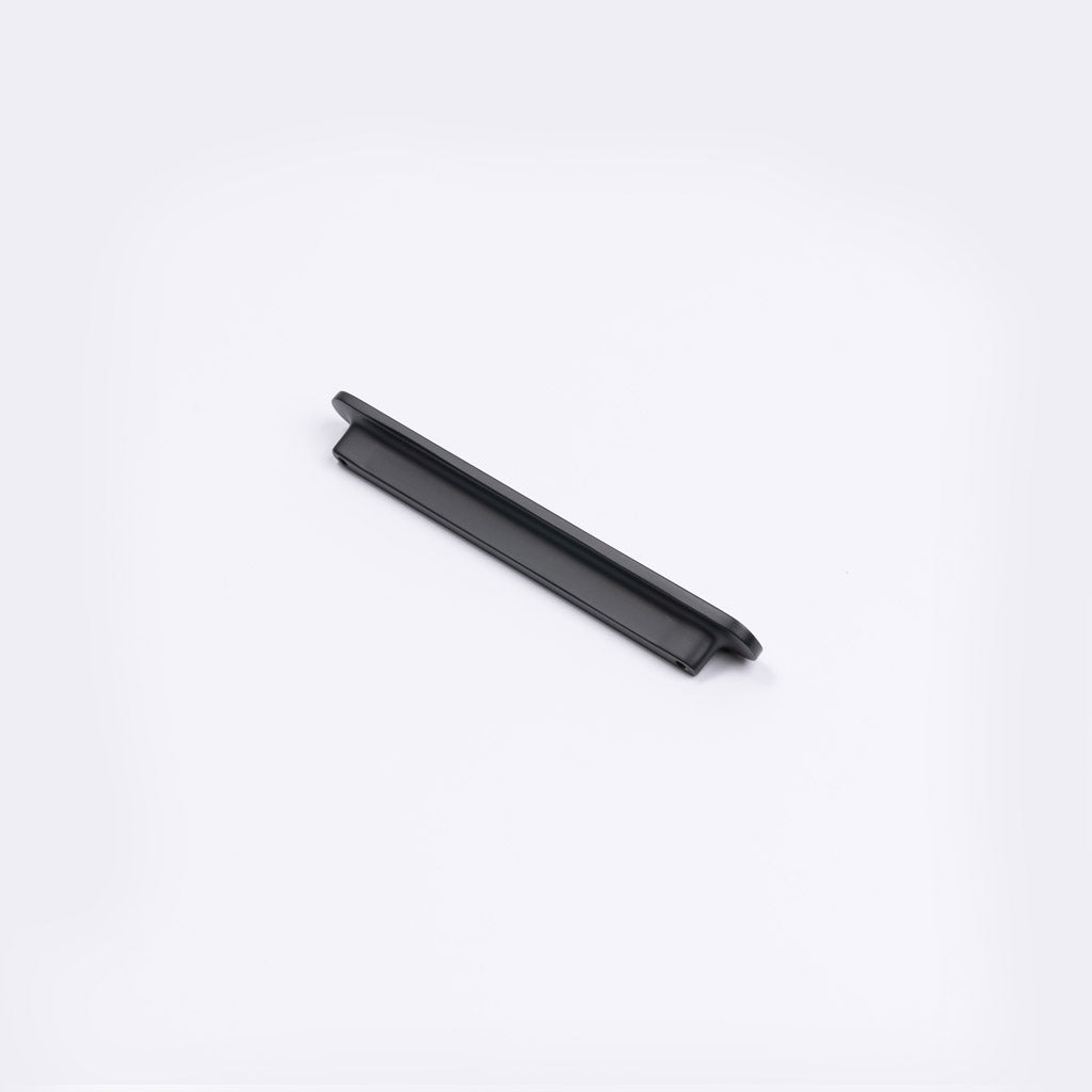 Matt Black Oval Profile Cabinet Pull - Imogen - Manovella