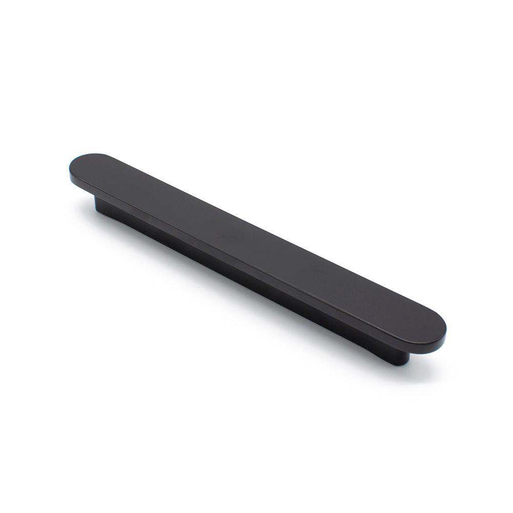 Matt Black Oval Profile Cabinet Pull - Imogen - Manovella