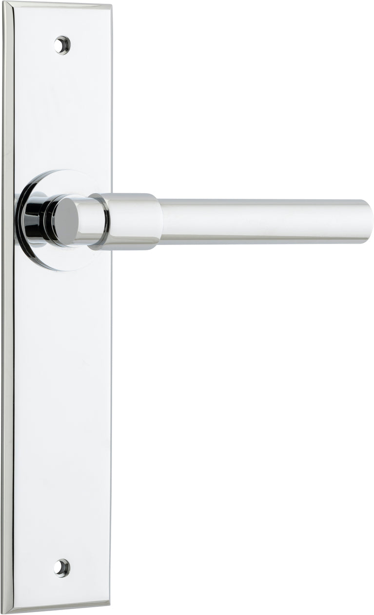 Helsinki Lever - Chamfered Backplate By Iver