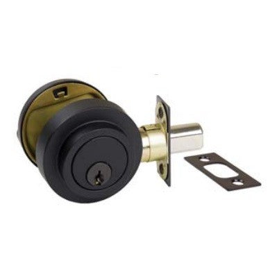 Round Slimline Deadbolt by Zanda